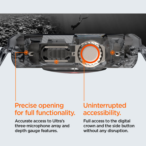 Spigen Apple Watch Ultra 3/2/1 (49mm) Capa + Pulseira – Rugged Armor Pro